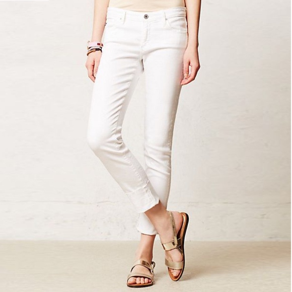 NWT Adriano Goldschmied The Stevie Ankle Straight Leg Jeans Size 26 White NWT Adriano Goldschmied The Stevie Ankle Straight Leg Jeans Size 26 White